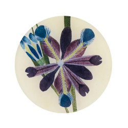 Purple Iris | Round Plate...