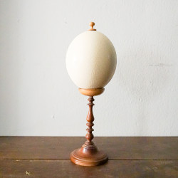 Vintage Ostrich Egg with...