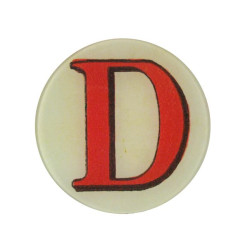 John Derian Red Letter D