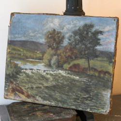 Painting Landscape on Canvas