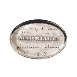 Marriage| Fermacarte Ovale...
