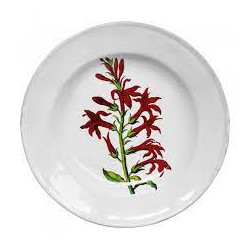 Cardinal Flower Soup Plate...