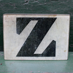 John Derian - Black Letter Z