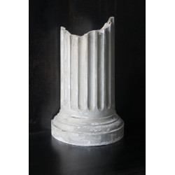 White Wood Pedestal Column