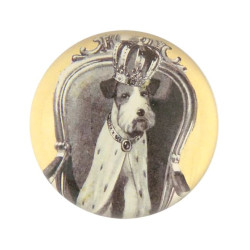 John Derian Crowned Dog...