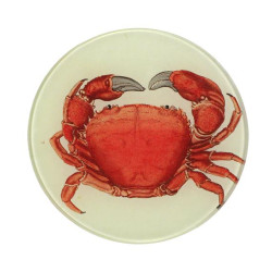 Red Crab | Round Plate by...